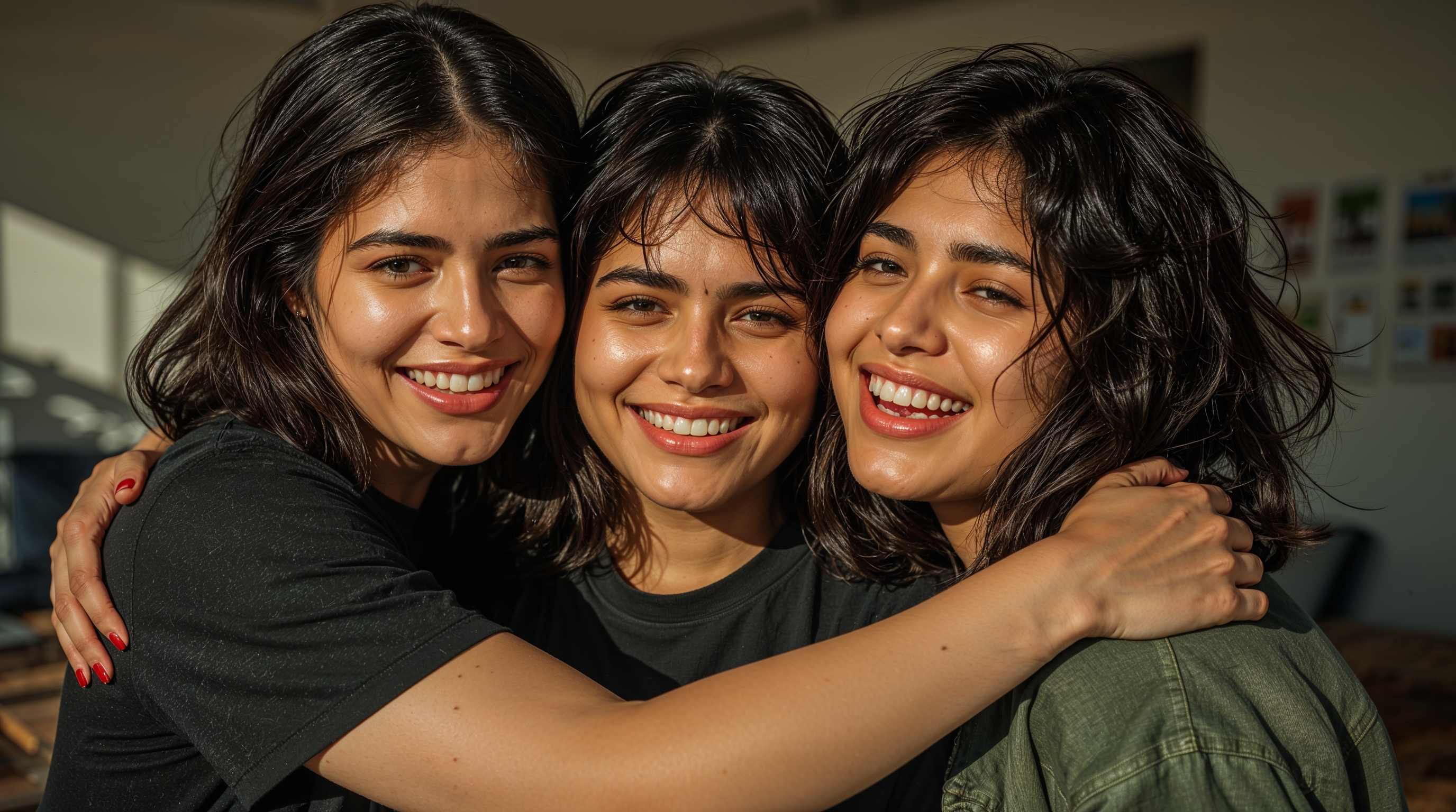 Women in community settings supporting each other