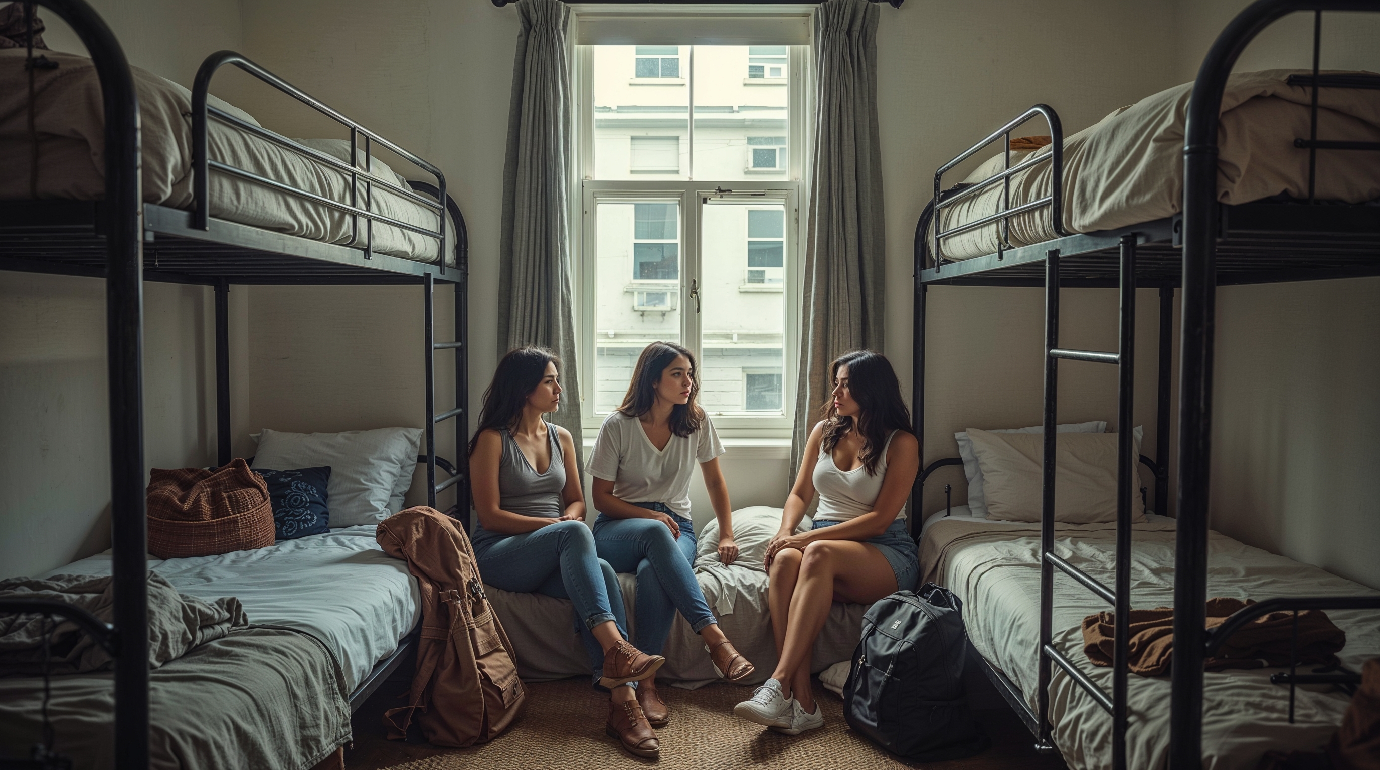 Women supporting each other in community
